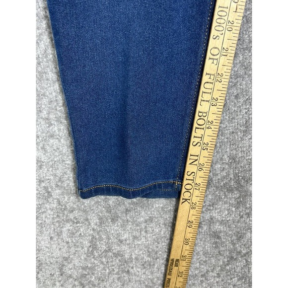Isaac Mizrahi Pull On High Rise Skinny Jeans Womens Size XXL Stretch Blue Denim - Picture 11 of 12